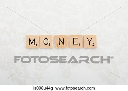 Game tile letters spelling money View Large Photo Image Stock Image - Game tile letters spelling money. Fotosearch