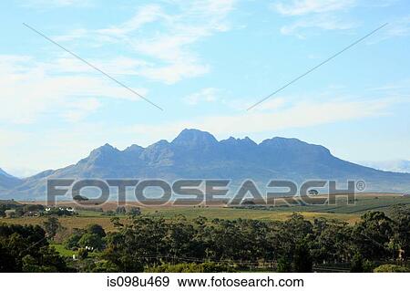 Hottentot mountains near stellenbosch, south africa View Large Photo Image Stock Photo - Hottentot mountains near stellenbosch, south africa. Fotosearch
