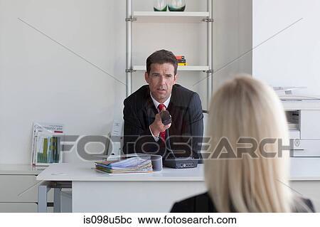 Stock Image - Interview. Fotosearch
