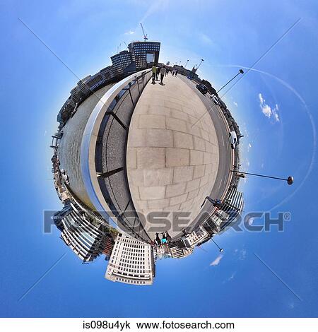 London bridge with little planet effect View Large Photo Image Stock Image - London bridge with little planet effect. Fotosearch