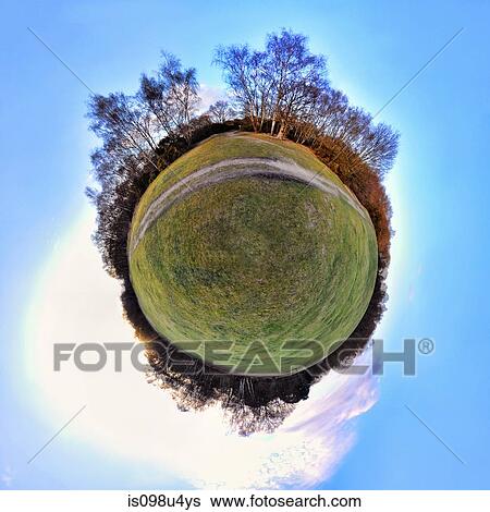 Park with little planet effect View Large Photo Image Stock Photograph - Park with little planet effect. Fotosearch