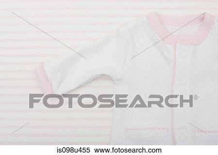 Stock Photography - Pink babygro. Fotosearch