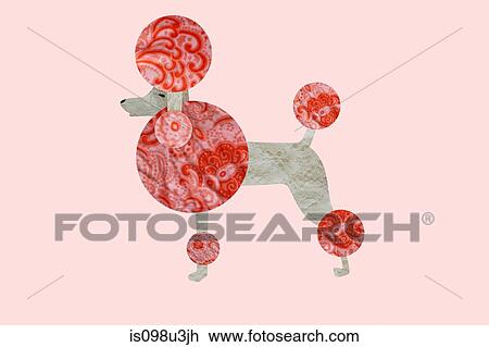 Poodle on pink background View Large Photo Image Stock Image - Poodle on pink background. Fotosearch