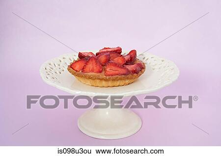 Strawberry tart View Large Photo Image Stock Photograph - Strawberry tart. Fotosearch