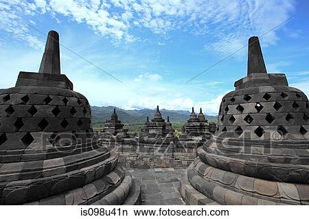 Stupas at borobudur View Large Photo Image Picture - Stupas at borobudur. Fotosearch