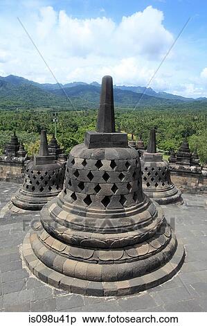 Stupas at borobudur View Large Photo Image Stock Photography - Stupas at borobudur. Fotosearch