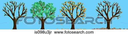 Trees during the four seasons View Large Photo Image Stock Photography - Trees during the four seasons. Fotosearch