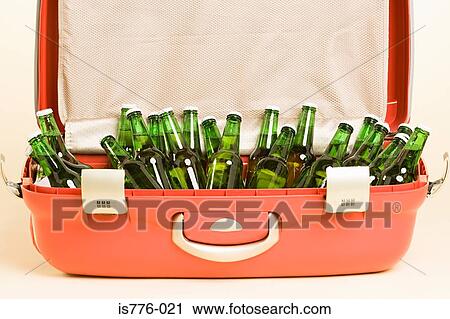 Beer bottles in a suitcase View Large Photo Image Stock Image - Beer bottles in a suitcase. Fotosearch