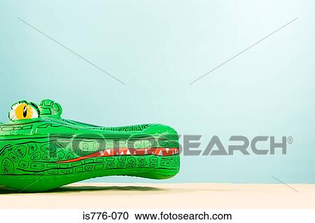 Inflatable crocodile View Large Photo Image Stock Image - Inflatable crocodile. Fotosearch