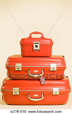 Stack of suitcases View Large Photo Image Stock Image - Stack of suitcases. Fotosearch