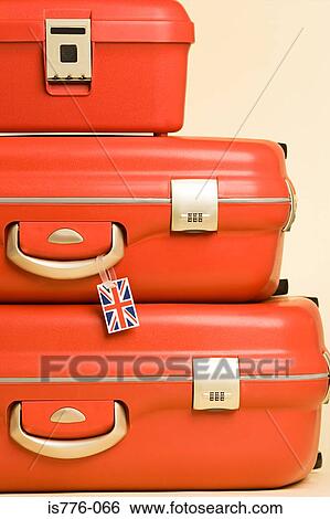 british flag luggage