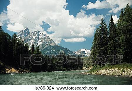 Snake river and the tetons View Large Photo Image Picture - Snake river and the tetons. Fotosearch