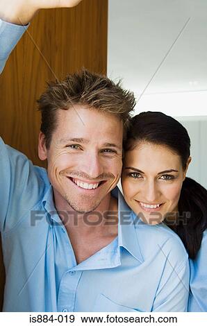 Couple smiling View Large Photo Image Stock Photo - Couple smiling. Fotosearch