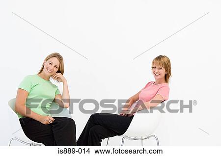 Picture - Portrait of two office workers. Fotosearch