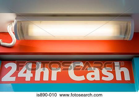 Cash machine sign View Large Photo Image Stock Image - Cash machine sign. Fotosearch