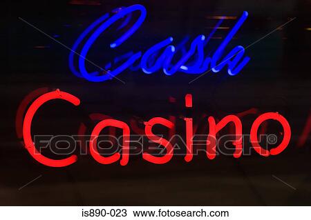 Stock Image - Casino sign. Fotosearch
