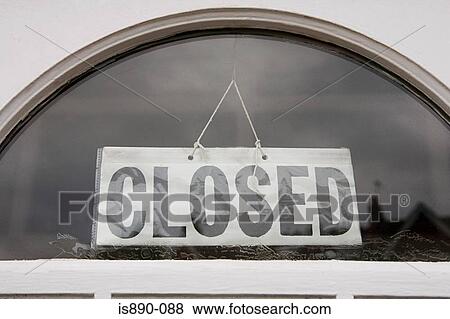 Closed sign View Large Photo Image Stock Photo - Closed sign. Fotosearch