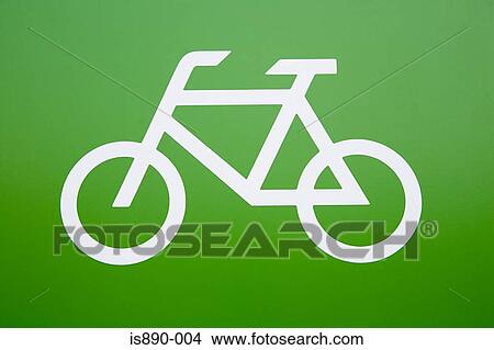 Cycle path sign View Large Photo Image Picture - Cycle path sign. Fotosearch
