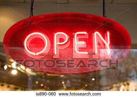 Open sign View Large Photo Image Stock Image - Open sign. Fotosearch