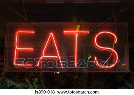 Stock Photo - Restaurant sign. Fotosearch