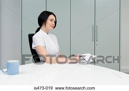 Woman thinking View Large Photo Image Stock Photo - Woman thinking. Fotosearch