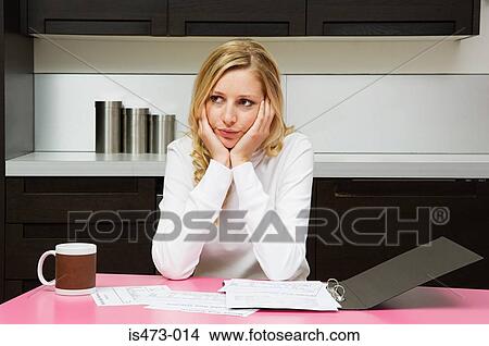 Worried woman View Large Photo Image Picture - Worried woman. Fotosearch
