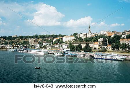 Belgrade and danube river View Large Photo Image Stock Image - Belgrade and danube river. Fotosearch