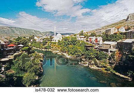 Neretva river and mostar View Large Photo Image Stock Image - Neretva river and mostar. Fotosearch
