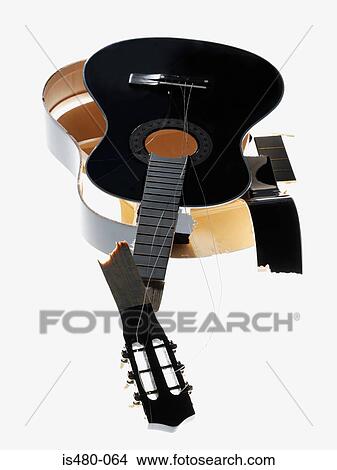 Smashed guitar View Large Photo Image Picture - Smashed guitar. Fotosearch