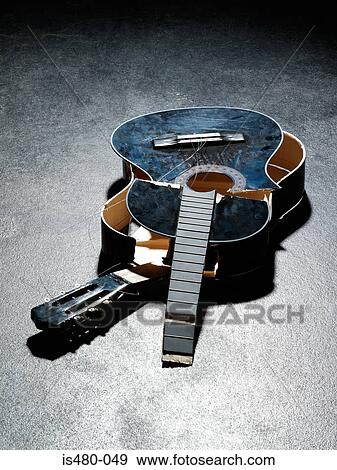 Smashed guitar View Large Photo Image Stock Photo - Smashed guitar. Fotosearch