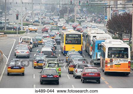 Chinese traffic jam View Large Photo Image Picture - Chinese traffic jam. Fotosearch
