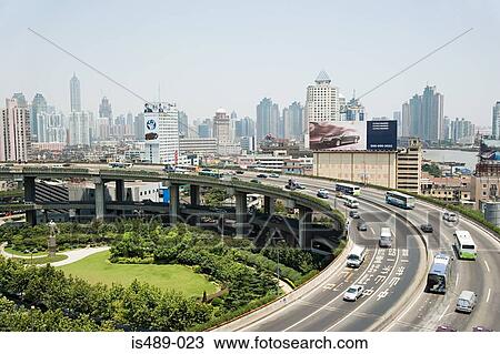 Flyover near hong kong skyline View Large Photo Image Stock Image - Flyover near hong kong skyline. Fotosearch
