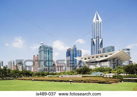 Modern architecture in shanghai View Large Photo Image Stock Photo - Modern architecture in shanghai. Fotosearch