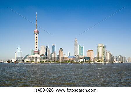 Pudong skyline View Large Photo Image Stock Photograph - Pudong skyline. Fotosearch