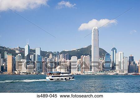Tourboat in hong kong View Large Photo Image Stock Photography - Tourboat in hong kong. Fotosearch