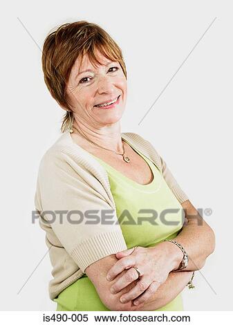 Portrait of a mature woman View Large Photo Image Stock Photography - Portrait of a mature woman. Fotosearch