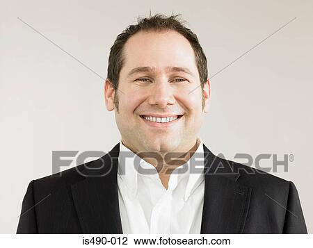 Stock Image - Portrait of a mid adult man. Fotosearch
