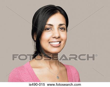 Stock Photography - Portrait of a young woman. Fotosearch