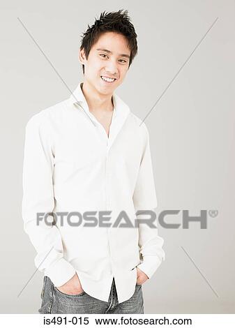 Stock Photography - Portrait of a young man. Fotosearch