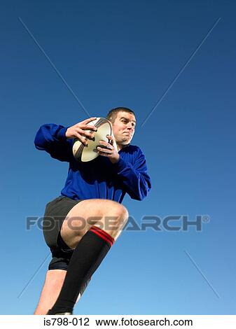 Stock Image - Rugby player. Fotosearch