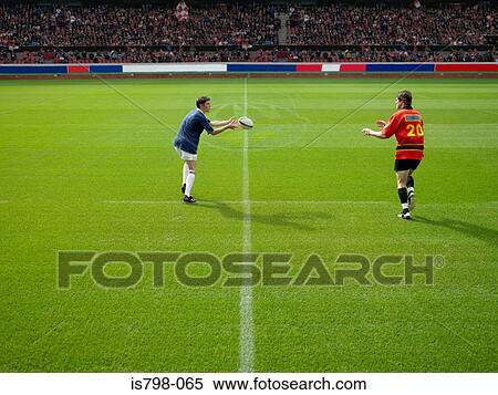 Rugby player throwing ball View Large Photo Image Stock Photography - Rugby player throwing ball. Fotosearch