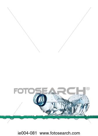 Crushed water bottle View Large Photo Image Stock Image - Crushed water bottle. Fotosearch