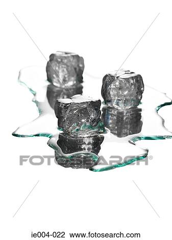 Stock Image - Ice cubes. Fotosearch
