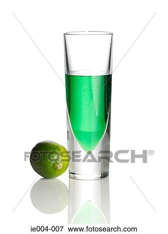 Lime and a drink View Large Photo Image Stock Photo - Lime and a drink. Fotosearch