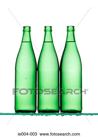 Three green bottles View Large Photo Image Stock Image - Three green bottles. Fotosearch