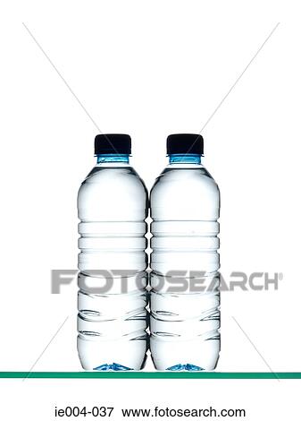 Two bottles of mineral water View Large Photo Image Stock Photo - Two bottles of mineral water. Fotosearch