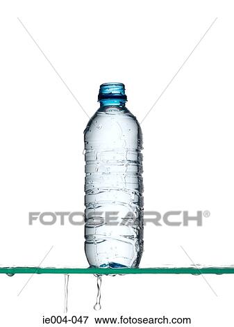 Stock Photo - Water spilling from bottle. Fotosearch