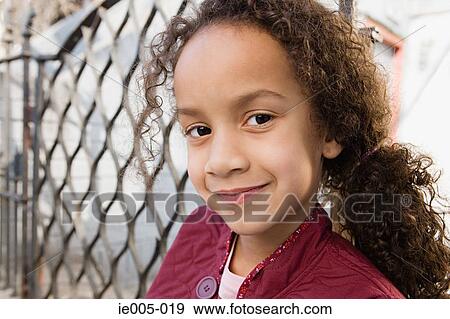 Portrait of a girl View Large Photo Image Stock Photo - Portrait of a girl. Fotosearch