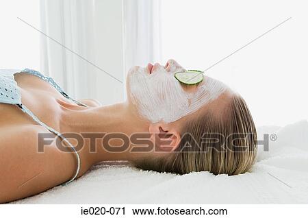 Woman wearing a face mask View Large Photo Image Stock Image - Woman wearing a face mask. Fotosearch