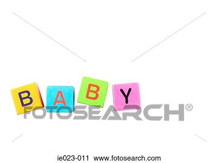 Building blocks spelling baby View Large Photo Image Stock Image - Building blocks spelling baby. Fotosearch